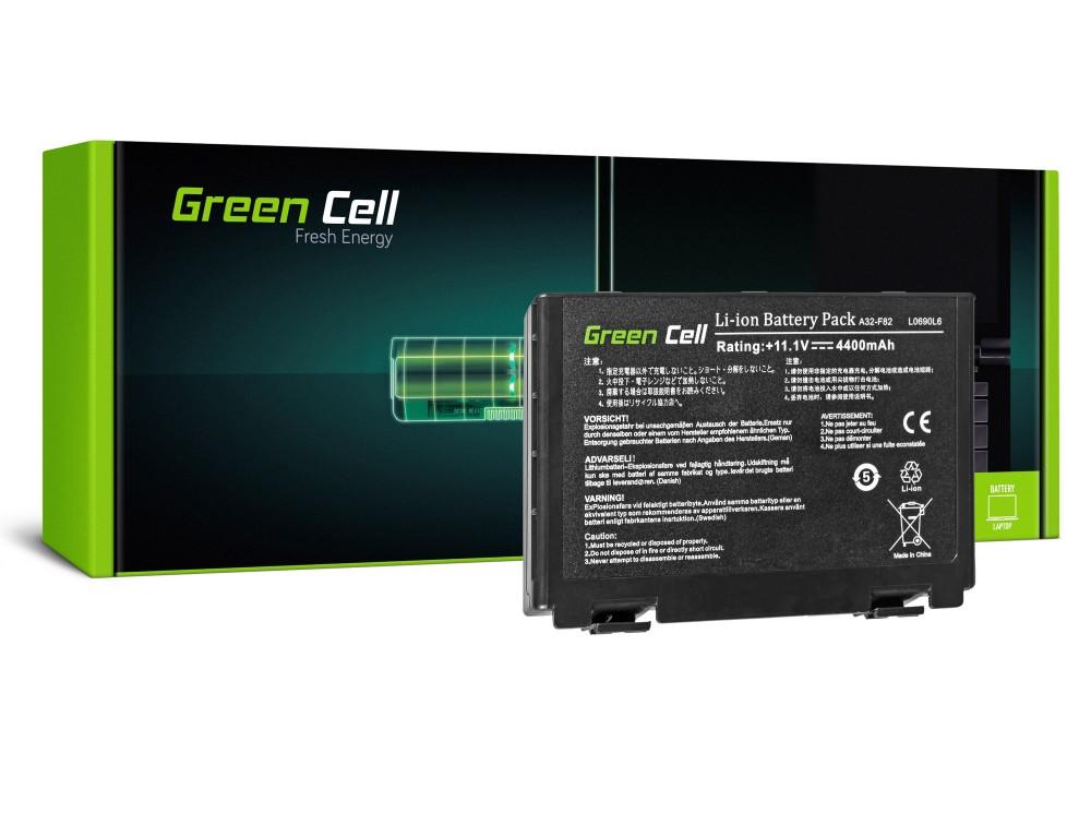 Akkumulator für Laptop Asus K40 K50 K50AB K50C K51 K51AC K60 K70 X70 X5DC 10.8V 4400mAh GREEN CELL