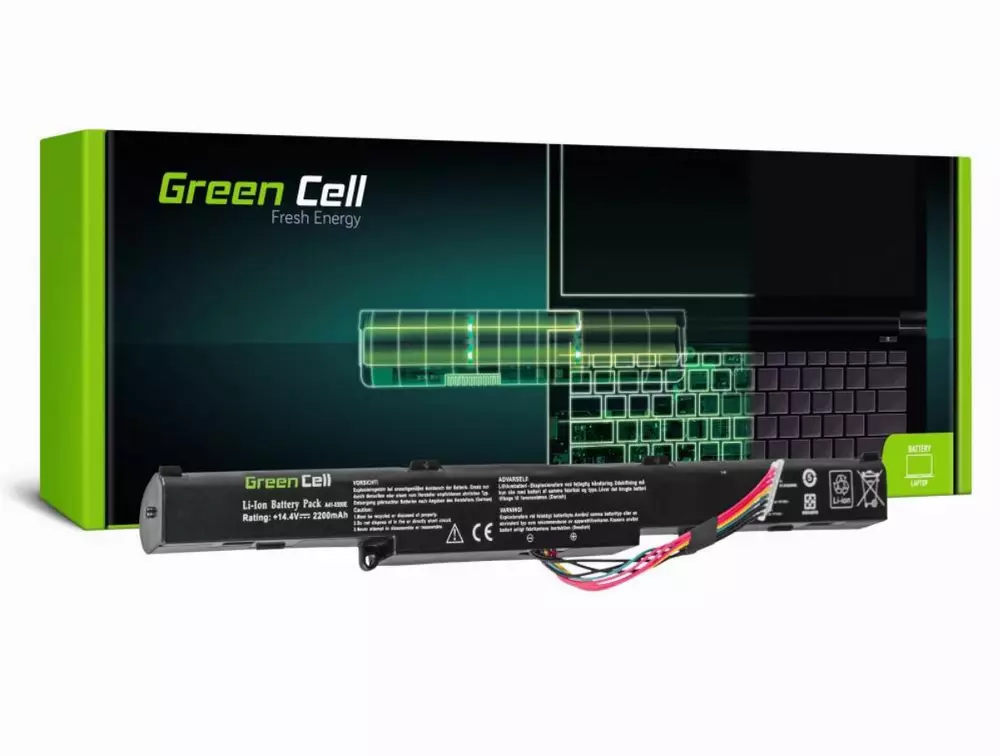 Батерия за лаптоп Asus A41-X550E F550 F750 K550 K750 R510 R750 X550 X750 14.4V 2200mAh GREEN CELL