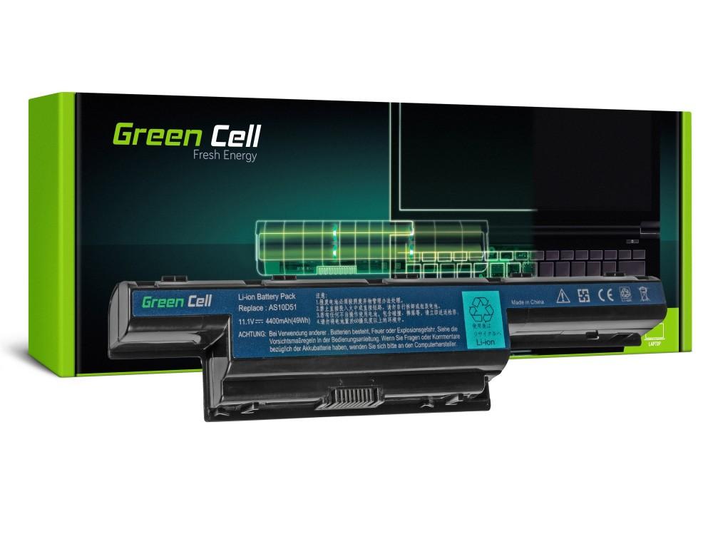 Батерия  за лаптоп Acer Aspire AS10D31 5733 5741 5742 5742G 5750G E1-571 TravelMate 5740 5742 11.1V 4400mAh GREEN CELL
