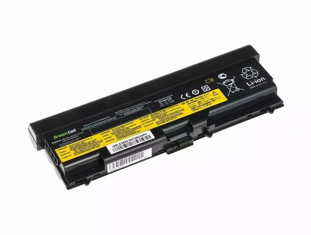 Батерия за лаптоп BM Lenovo ThinkPad T410 T420 T510 T520 W510 Edge 14 15 E525 42T4235 10.8V 6600mAh GREEN CELL