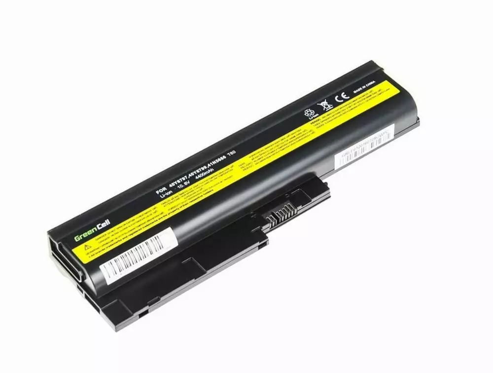 Батерия  за лаптоп IBM Lenovo ThinkPad T60 T61 R60 R61 10.8V 4400mAh GREEN CELL