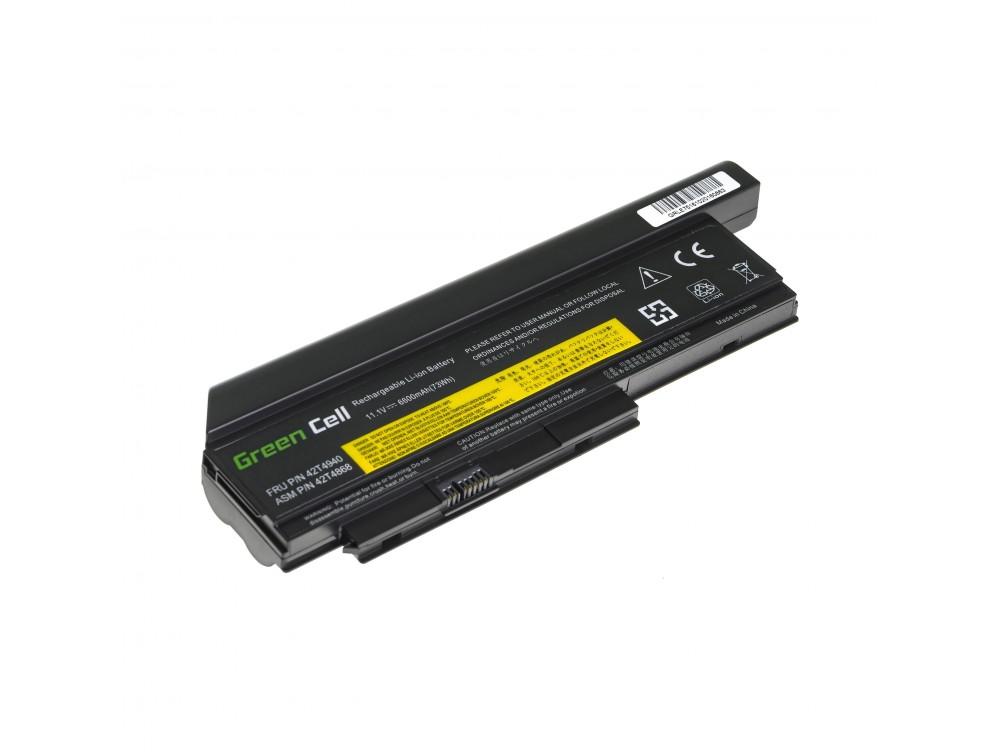 Батерия  за лаптоп Lenovo ThinkPad X230 X230i X220 X220i X220s 42T4862 11.1V 6600mAh GREEN CELL