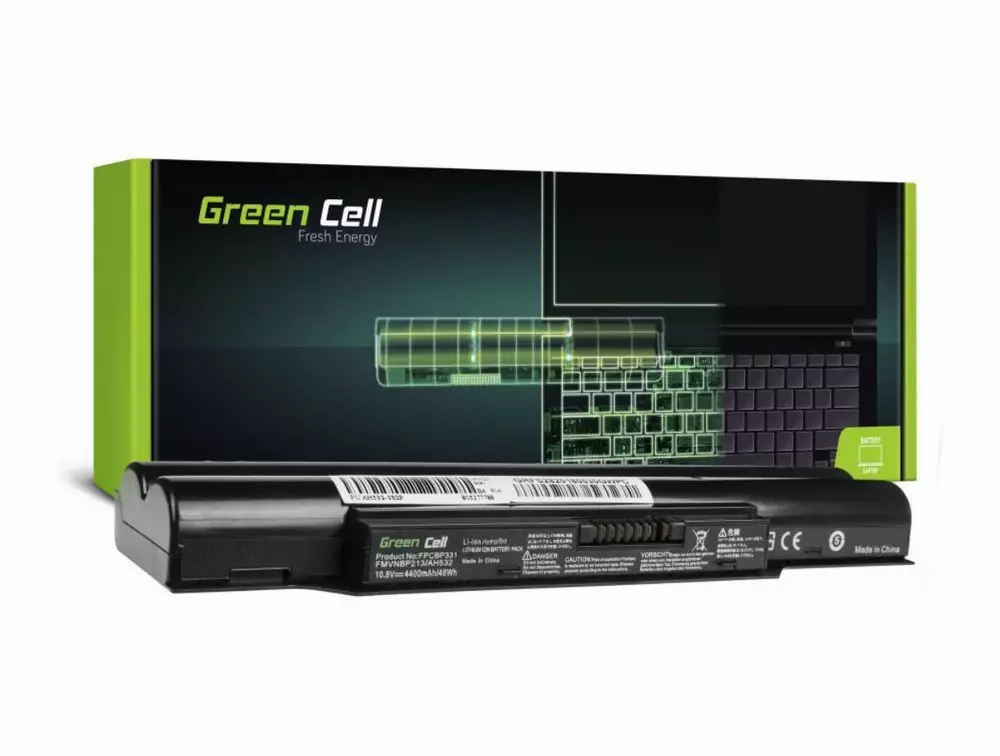 Батерия за лаптоп FUJITSU AH532/AH512/AH502/A532  FPCBP331 FMVNBP213 10,8V 4400mAh GREEN CELL