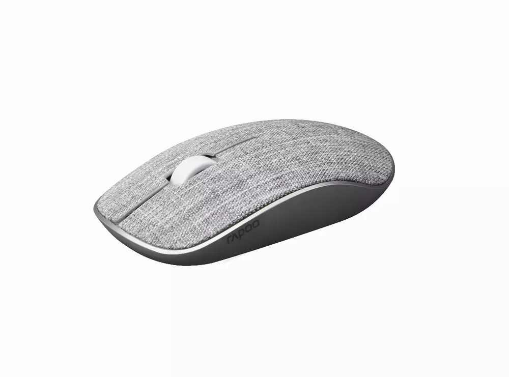 Безжична оптична мишка RAPOO 3510 Plus,сив, с покритие от плат