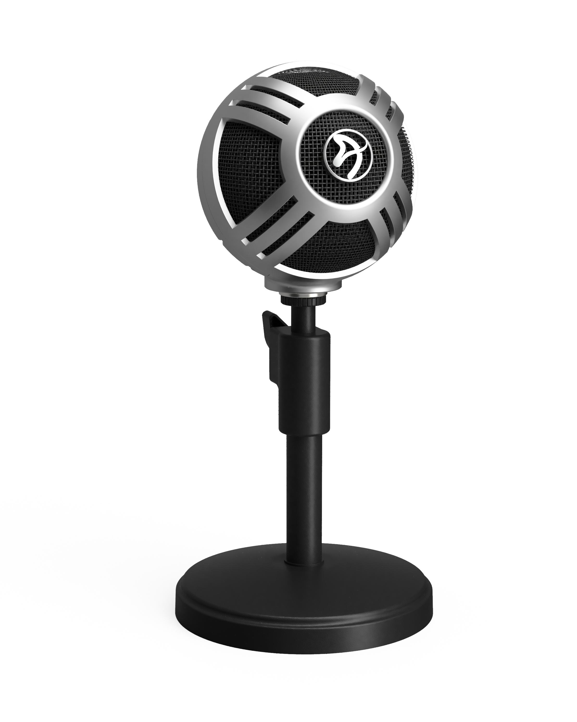Microfon de birou Arozzi Sfera Pro Silver