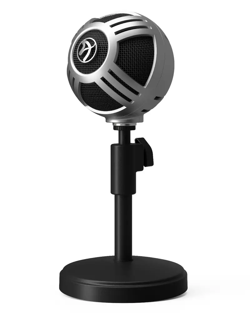 Настолен микрофон Arozzi Sfera Pro Silver