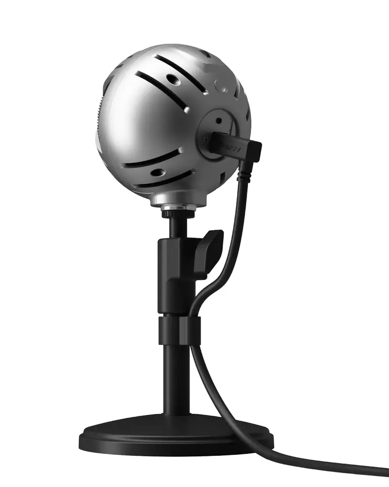 Настолен микрофон Arozzi Sfera Pro Silver