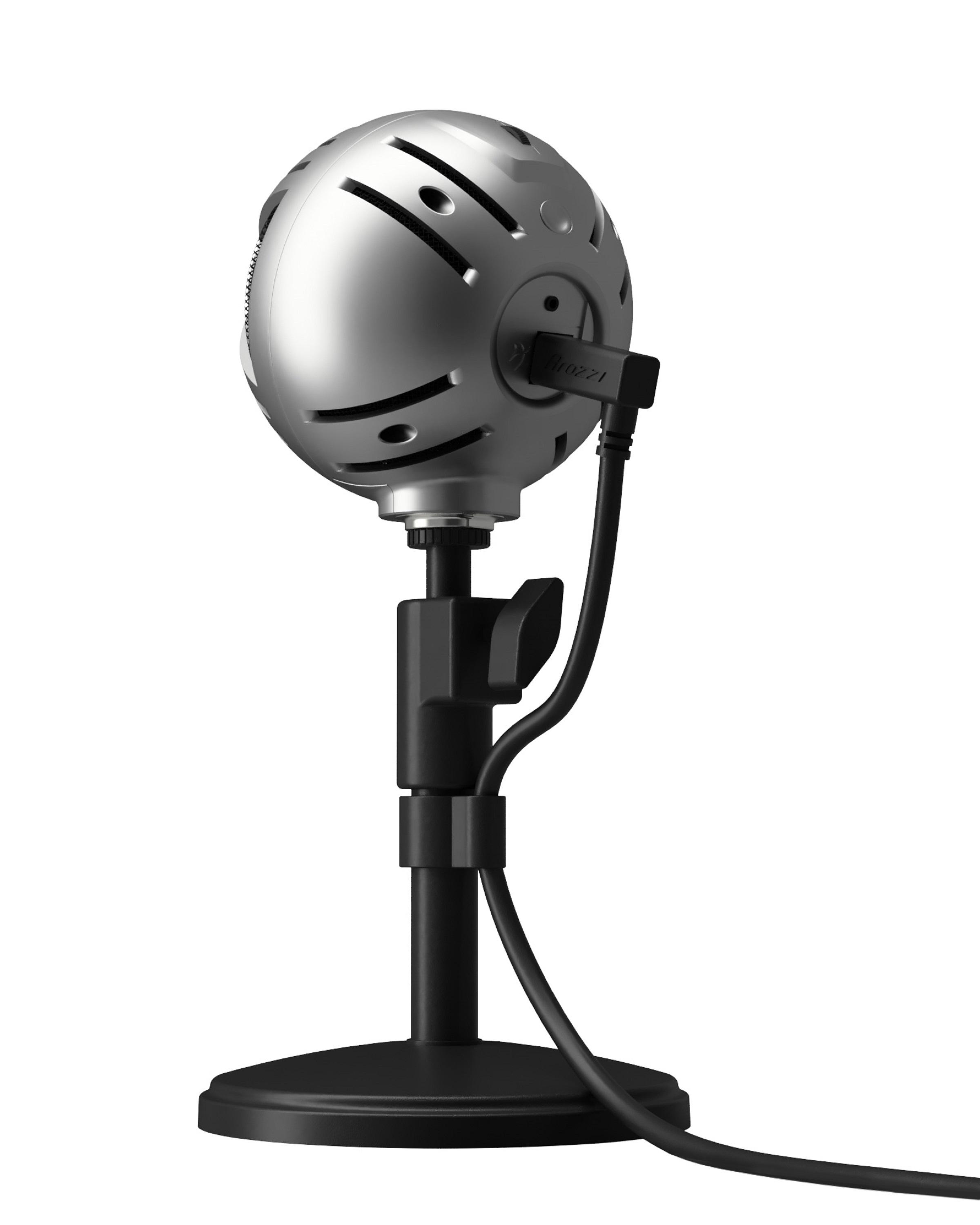 Microfon de birou Arozzi Sfera Pro Silver