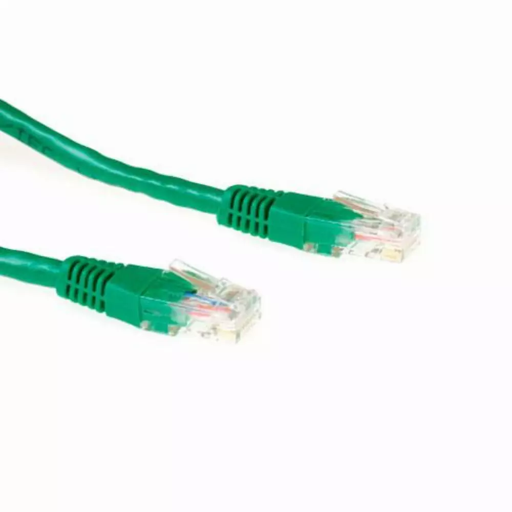 Δίκτυο patch καλώδιο Ewent UTP CCA, CAT 6, RJ-45 - RJ-45, 1 μ, Πράσινο, χύμα συσκευασία