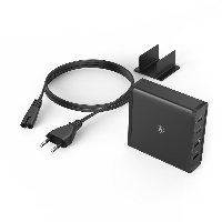 Зарядно 220V HAMA Universal, USB-C, 5-20V/65W, Power Delivery (PD), Черен