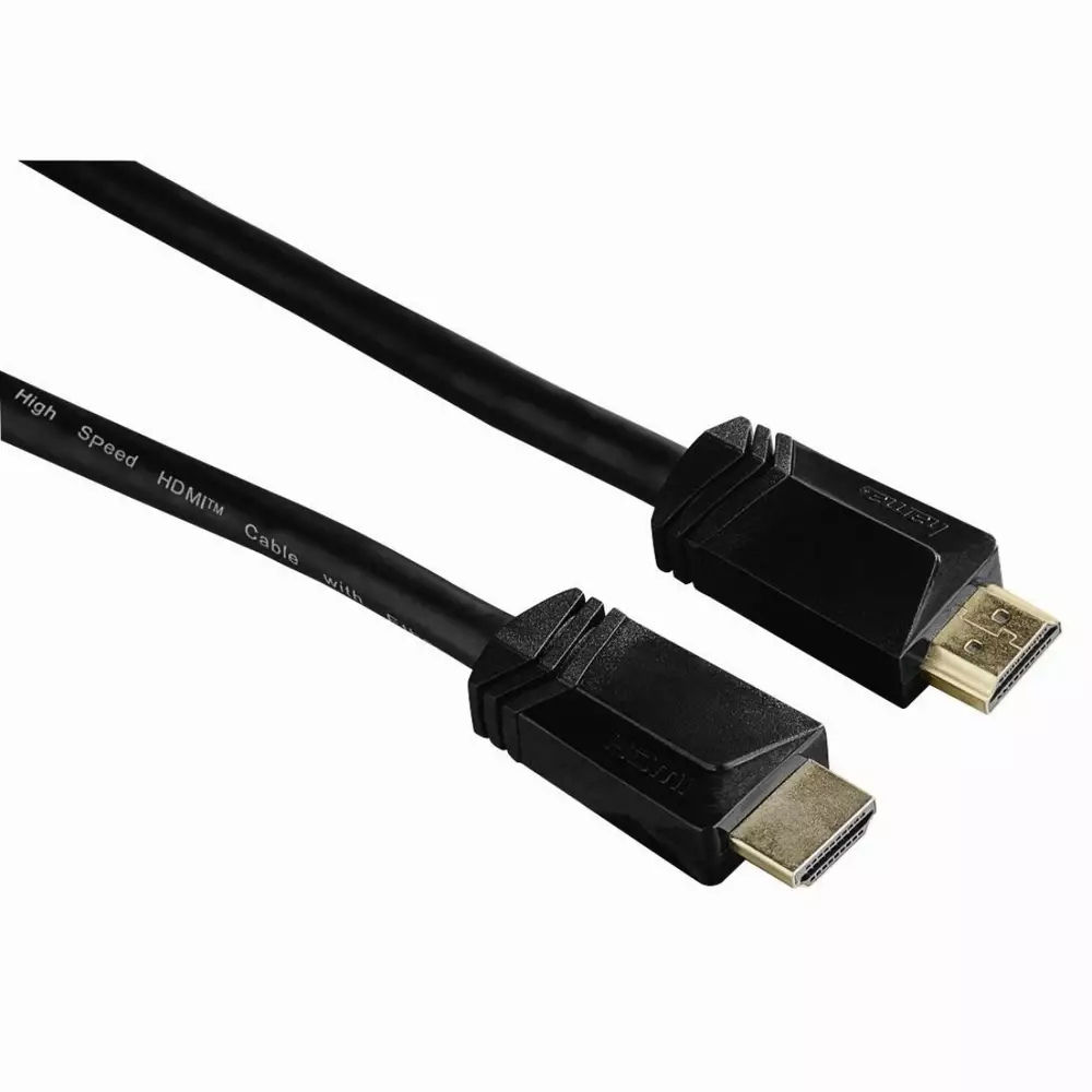 Кабел HAMA Ultra HD HDMI мъжко - HDMI мъжко, 8K, 48GB/s, Ethernet , 3 м, позл. конектори, 3 звезди