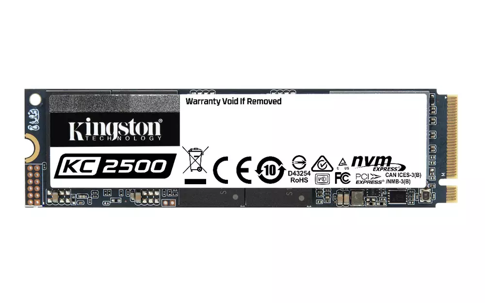 Диск SSD KINGSTON KC2500 500GB M.2 2280 PCIe NVMe Gen 3.0 x4