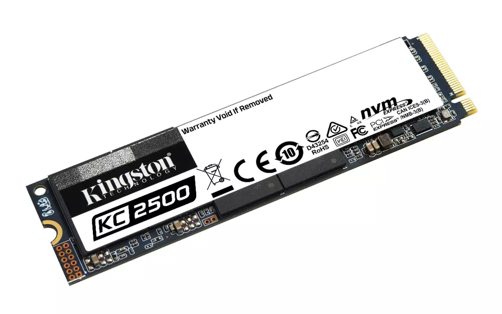 Диск SSD KINGSTON KC2500 500GB M.2 2280 PCIe NVMe Gen 3.0 x4