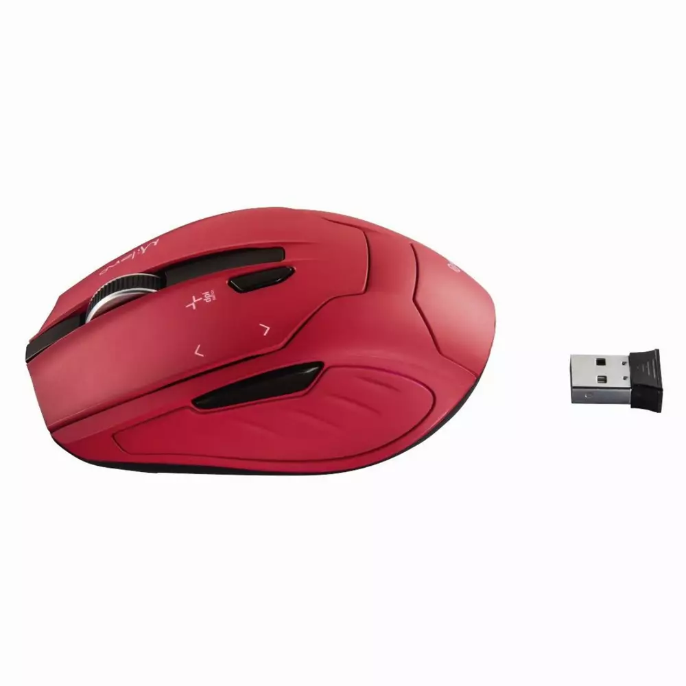 Мишка HAMA Milano Wireless/Безжична Red