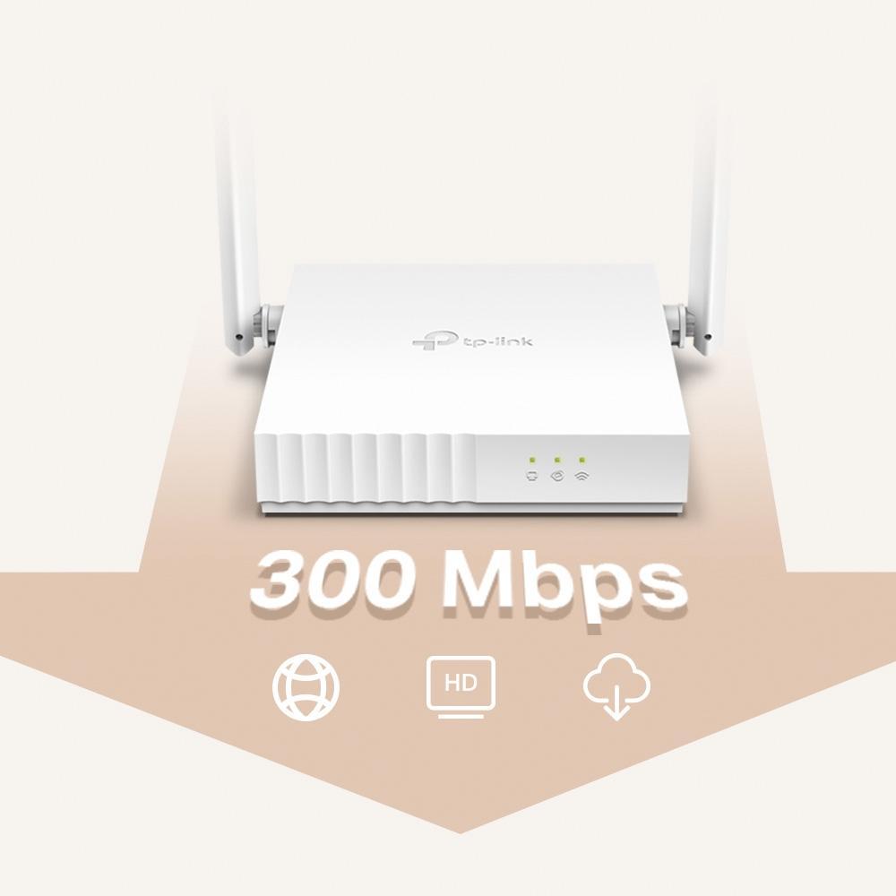 Безжичен рутер TP-LINK TL-WR820N, 300Mbps, 5dB антени