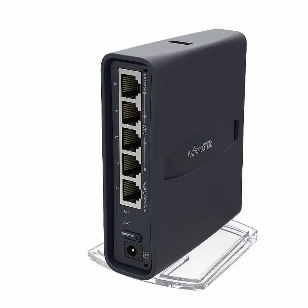 Безжичен рутер  MikroTik hap ac Lite RB952Ui-5ac2nD-TC POE, USB, WiFi