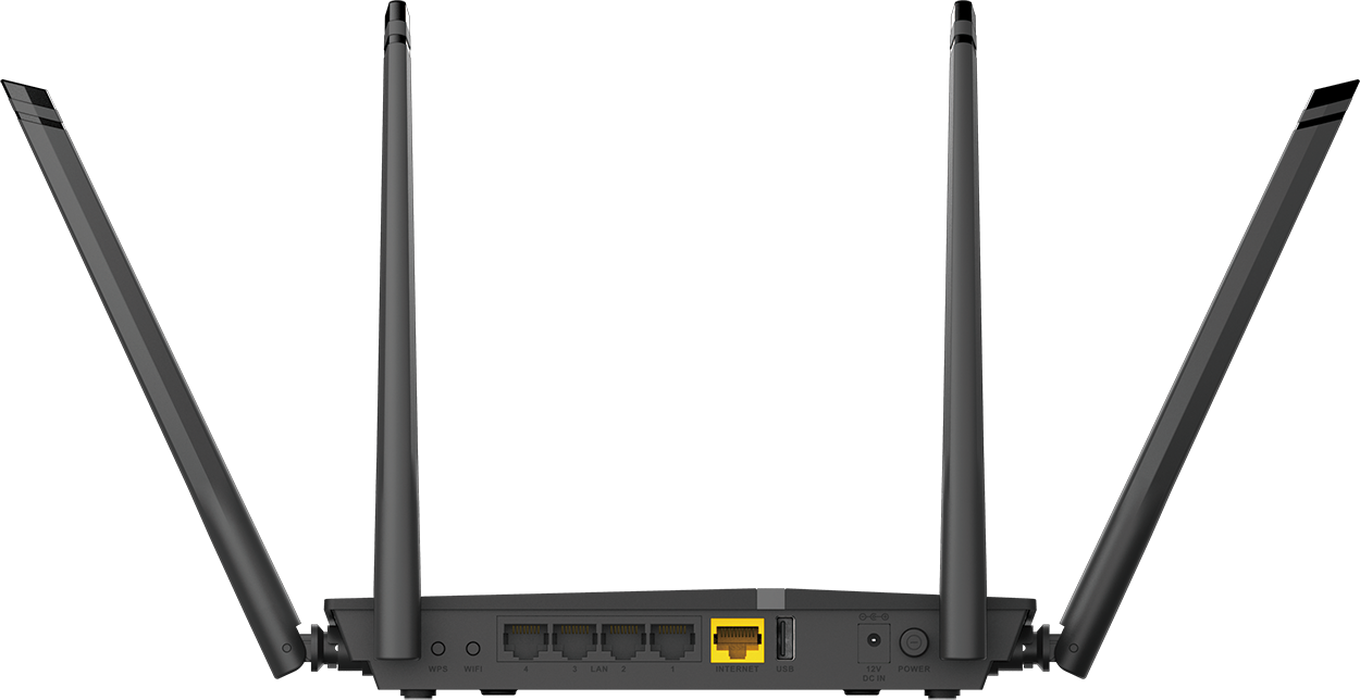 Безжичен рутер D-LINK DIR-825/EE, Двубандов AC1200, 10/100/1000