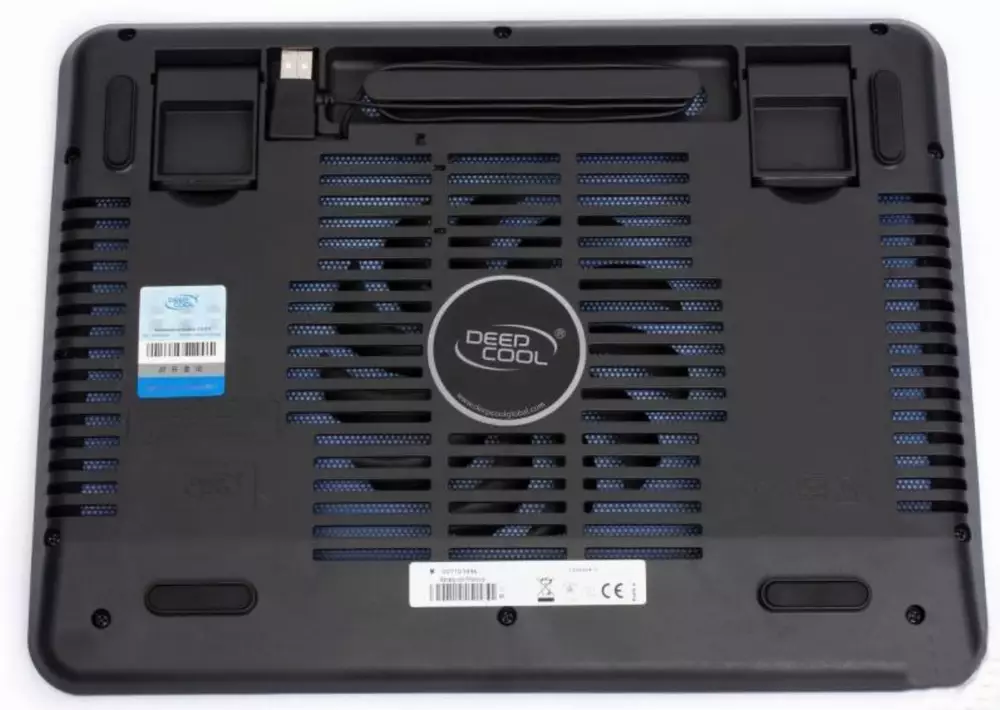 Охладител за лаптоп DeepCool N17 Blue, 14", 140 mm, Син
