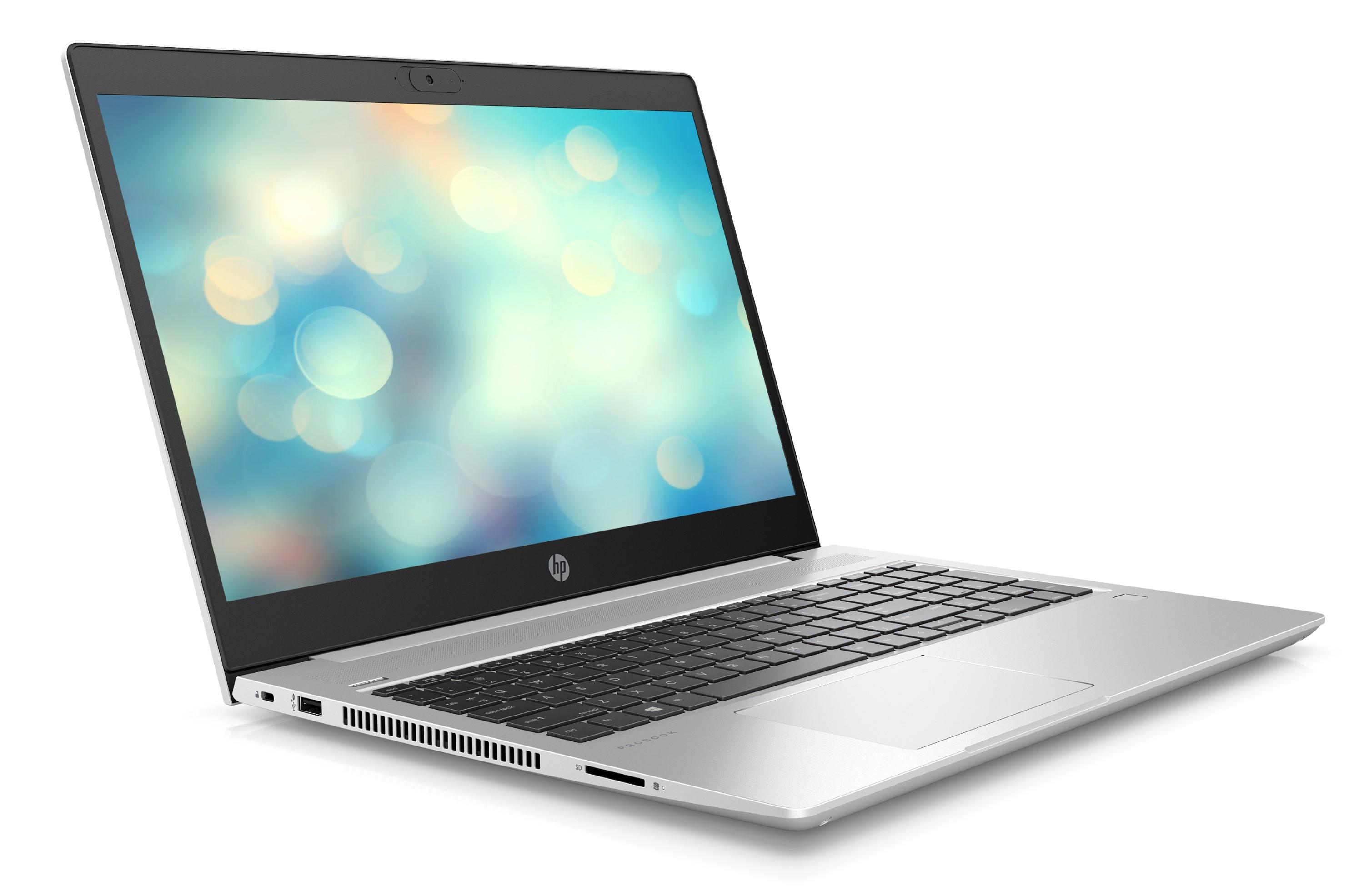 Лаптоп HP ProBook 450 G7 (2D295EA), Intel Core i5-10210U, 8GB DDR4, 512Gb SSD, FHD 15.6", NVIDIA MX250 2GB, Free DOS, Сребрист