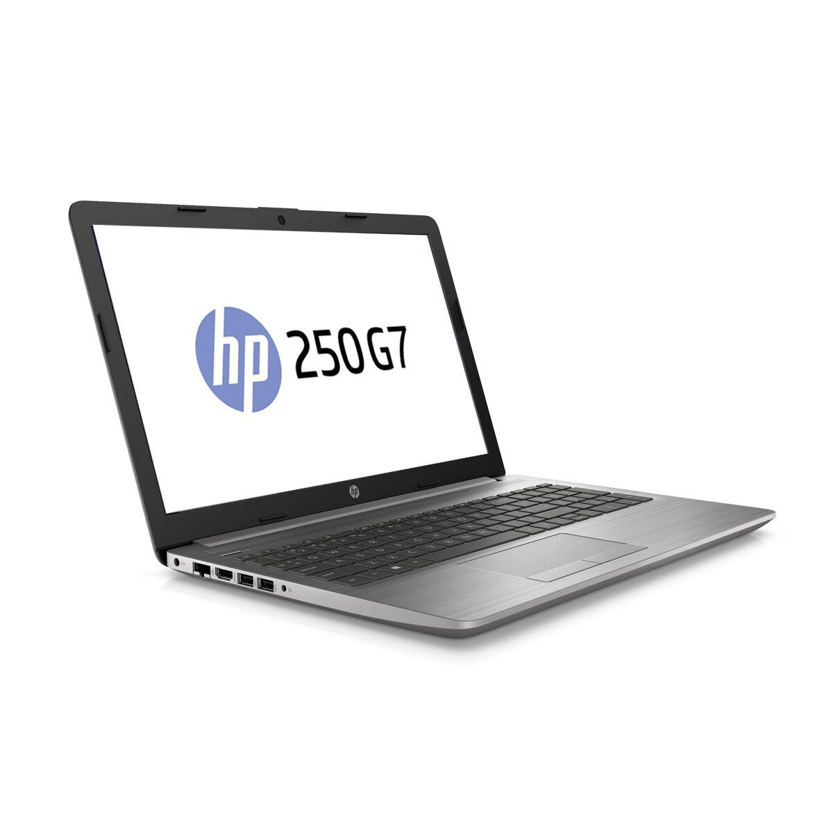 Лаптоп HP 250 G7, Intel Core i3-8130U, 8GB DDR4, 256GB M.2 NVMe SSD, FHD 15.6", DVD-RW, Сребрист