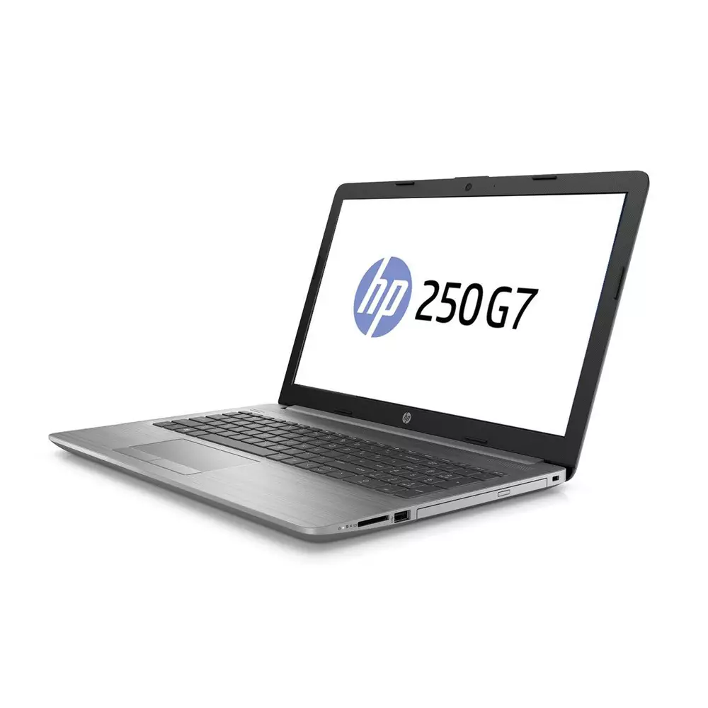 Лаптоп HP 250 G7, Intel Core i3-8130U, 8GB DDR4, 256GB M.2 NVMe SSD, FHD 15.6", DVD-RW, Сребрист
