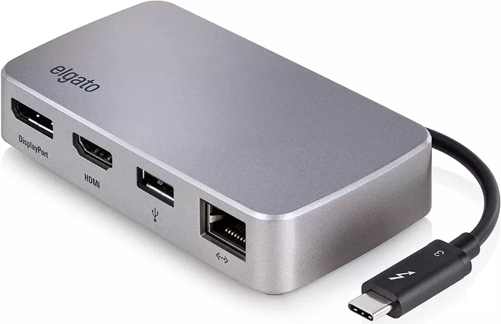 Докинг станция Elgato Thunderbolt 3 Mini, сивa