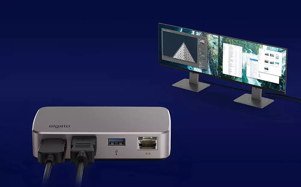 Докинг станция Elgato Thunderbolt 3 Mini, сивa