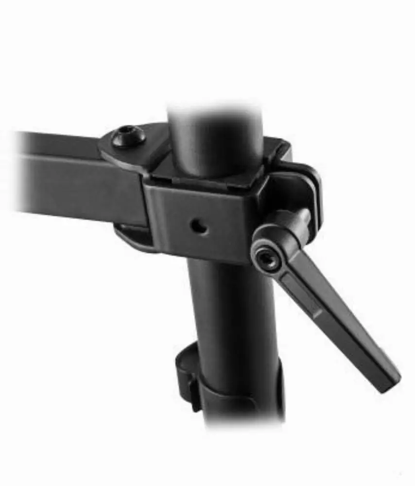 Стойка за 4 монитора за бюро Ewent EW1514, Регулируема, 2", 20 кг, Бюро, Черен
