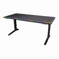Геймърско бюро TteSports Level 20 GT BattleStation, Black, Електрическо управление на височина
