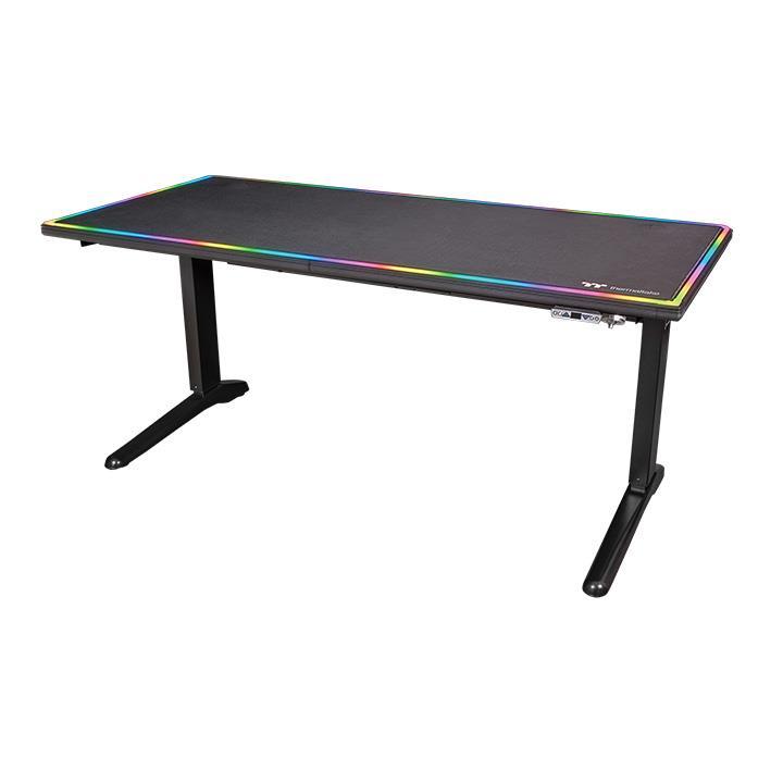 Геймърско бюро TteSports Level 20 GT BattleStation, Black, Електрическо управление на височина