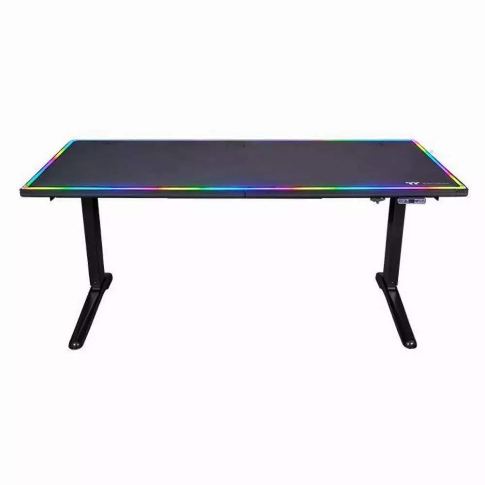 Геймърско бюро TteSports Level 20 GT BattleStation, Black, Електрическо управление на височина
