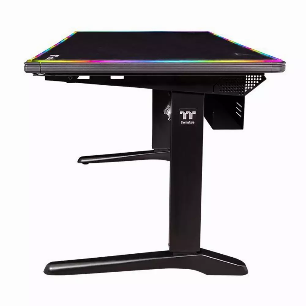 Геймърско бюро TteSports Level 20 GT BattleStation, Black, Електрическо управление на височина