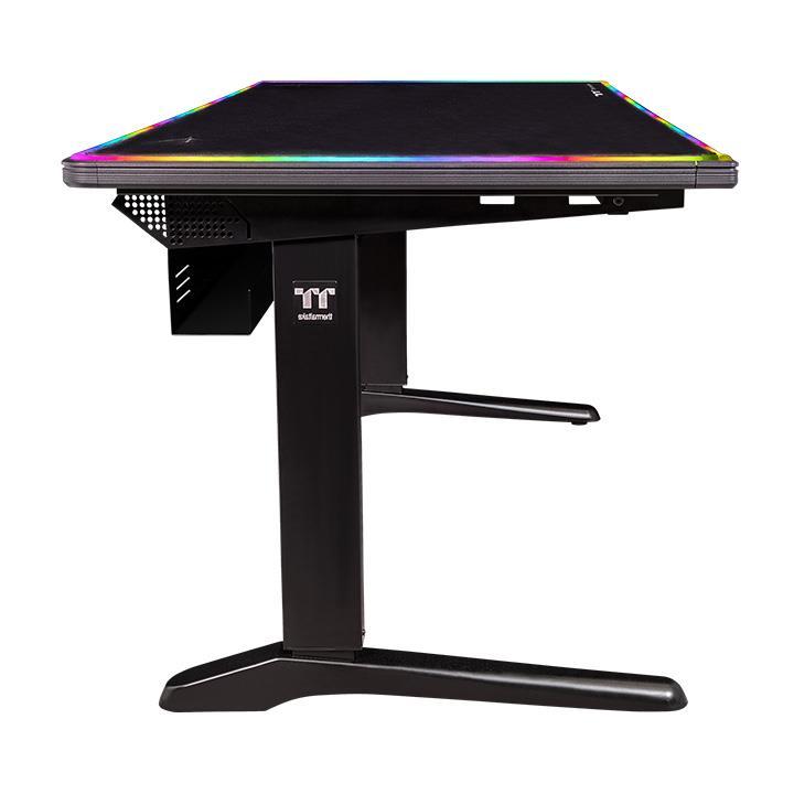 Геймърско бюро TteSports Level 20 GT BattleStation, Black, Електрическо управление на височина