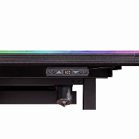 Геймърско бюро TteSports Level 20 GT BattleStation, Black, Електрическо управление на височина