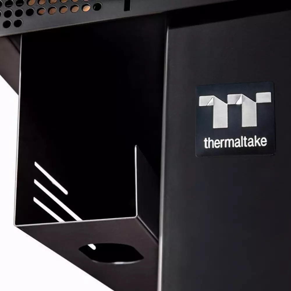 Геймърско бюро TteSports Level 20 GT BattleStation, Black, Електрическо управление на височина