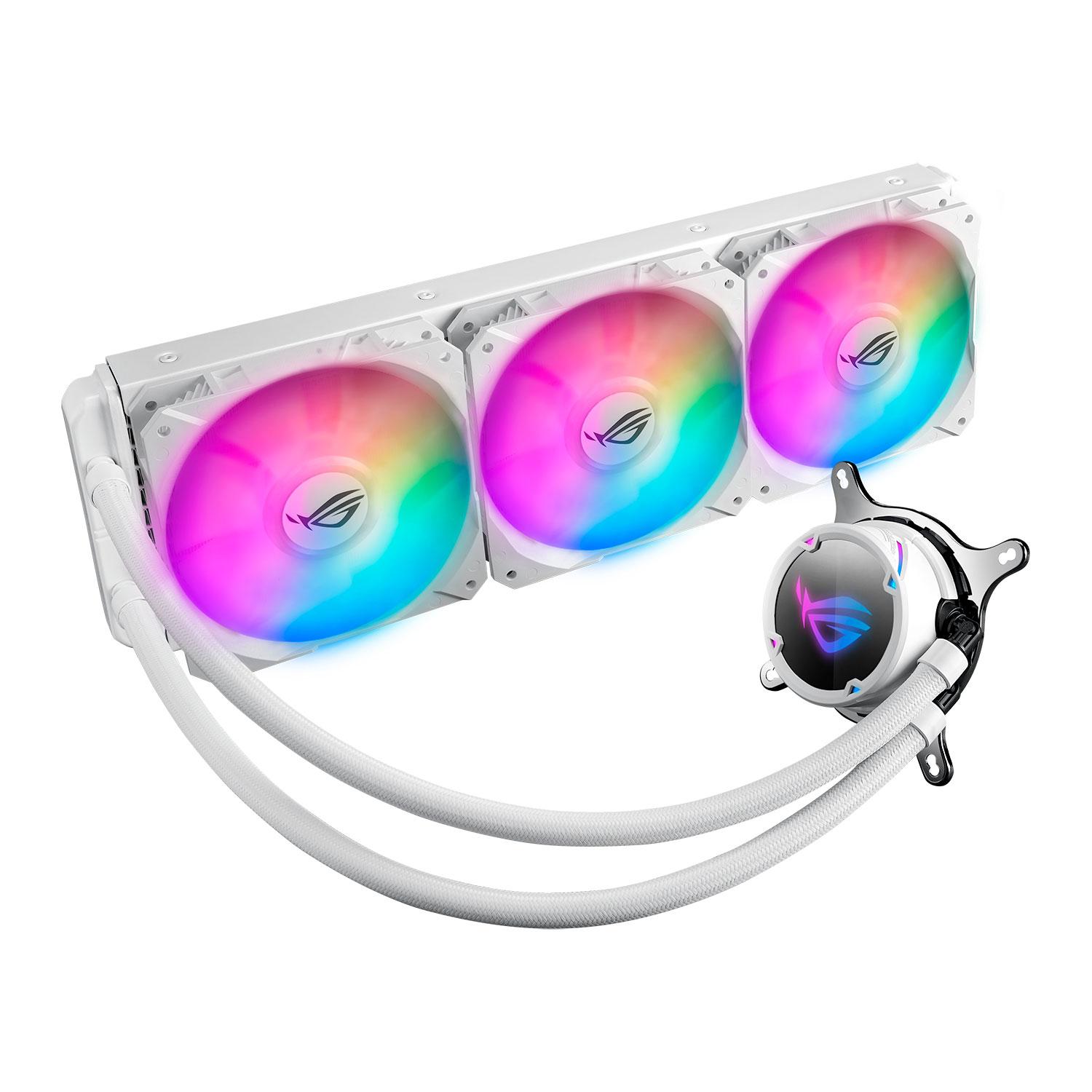 Водно охлаждане за процесор Asus ROG STRIX LC 360 RGB White Edition