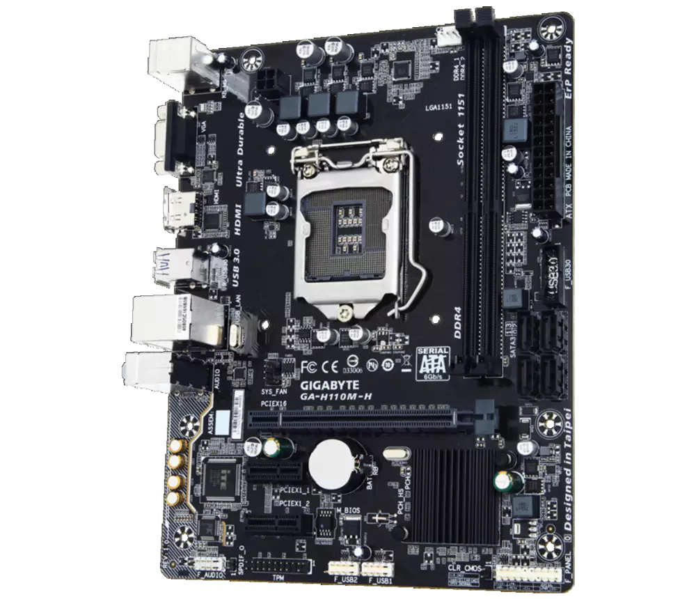 Дънна платка GIGABYTE GA-H110M-H