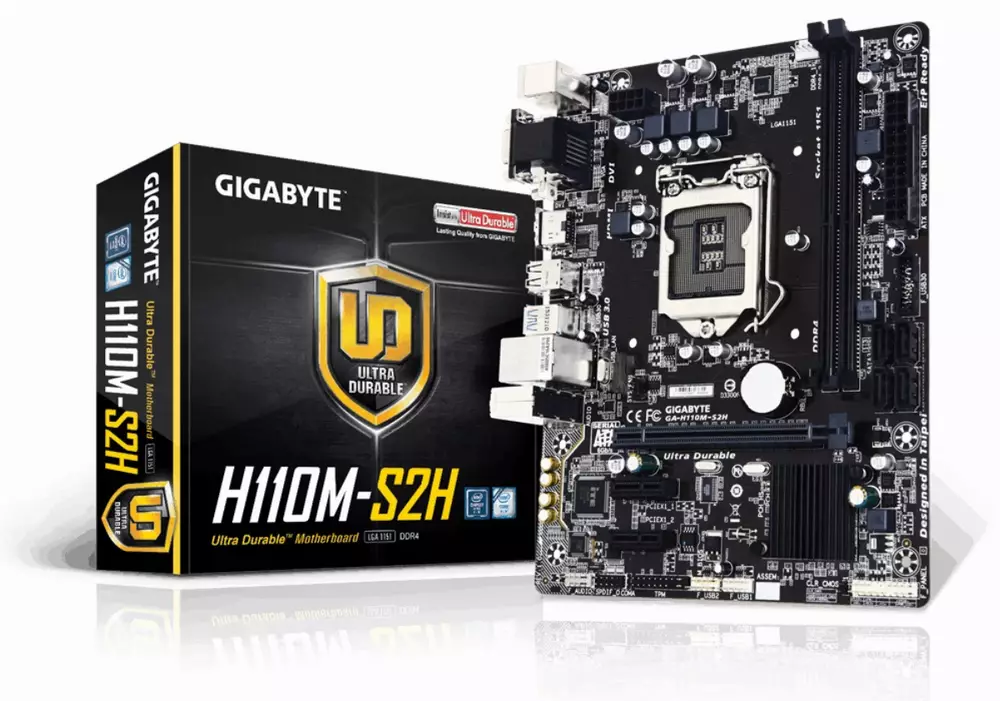 Дънна платка GIGABYTE H110M-S2H