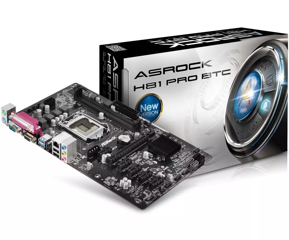Дънна платка ASROCK H81 PRO BTC