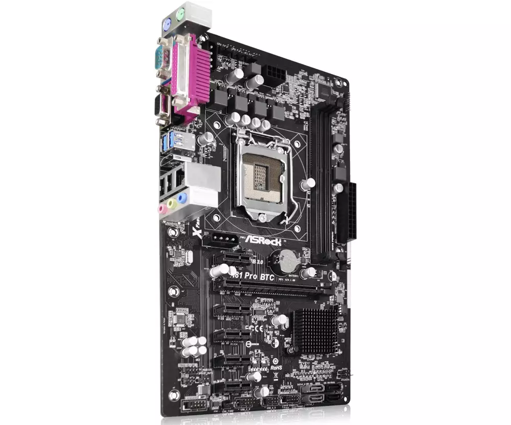 Дънна платка ASROCK H81 PRO BTC