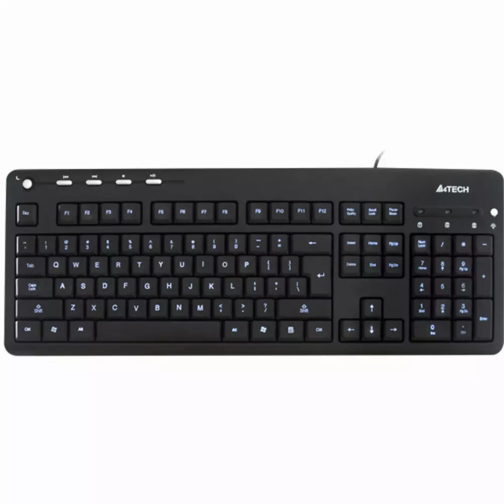 Клавиатура A4 KD-126 X-SLIM  Black 