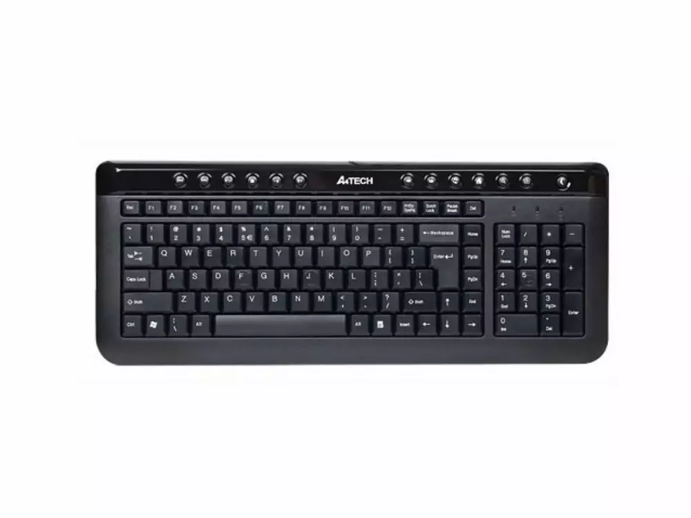 Клавиатура A4 KL-40 X-SLIM Black