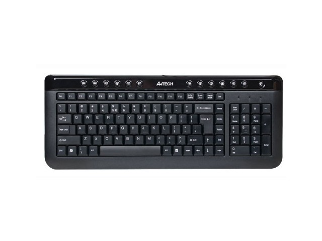 Клавиатура A4 KL-40 X-SLIM Black