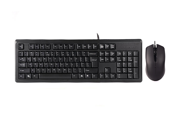 Комплект клавиатура с мишка A4 KR-9276  Black 