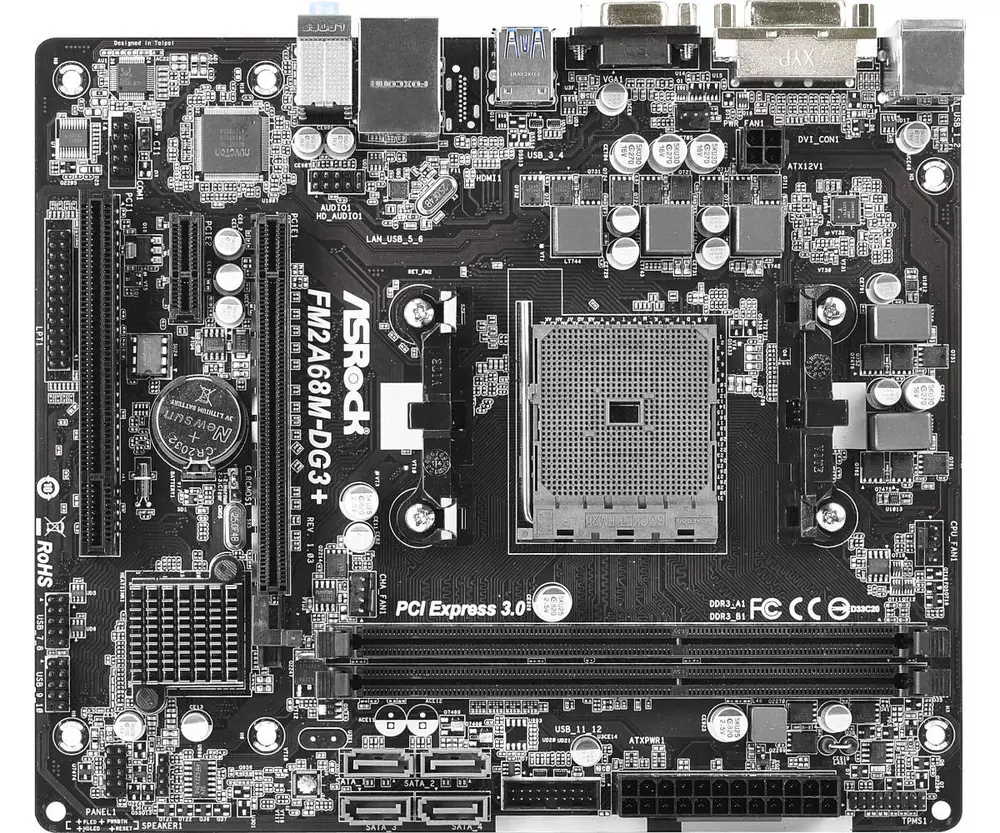 Дънна платка ASROCK FM2A68M-DG3+ /FM2+