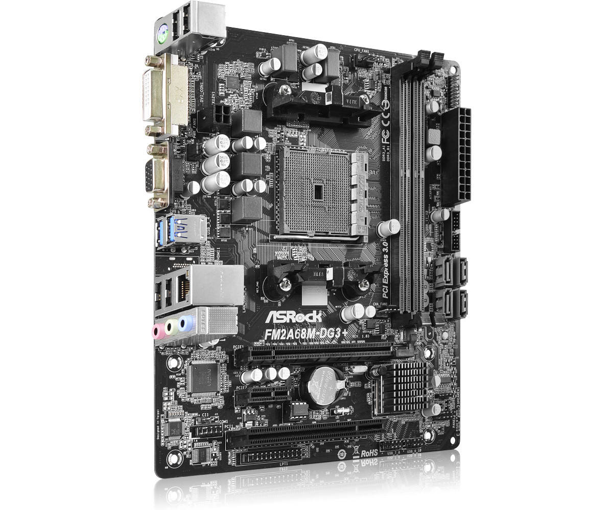 Дънна платка ASROCK FM2A68M-DG3+ /FM2+