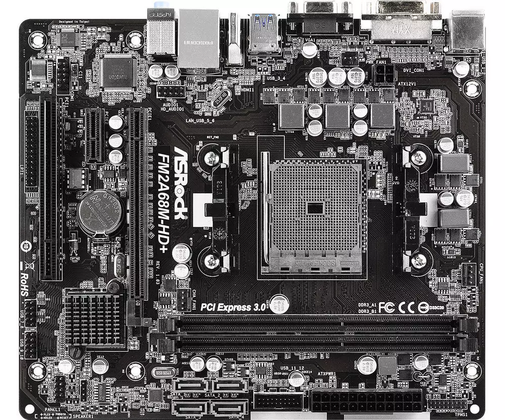 Дънна платка ASROCK FM2A68M-HD+ /FM2+