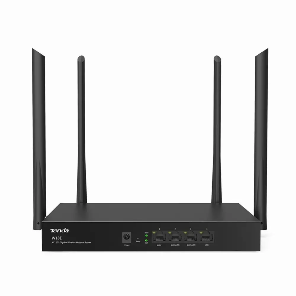 Безжичен рутер TENDA W18E WL AC1200 GB ROUTER