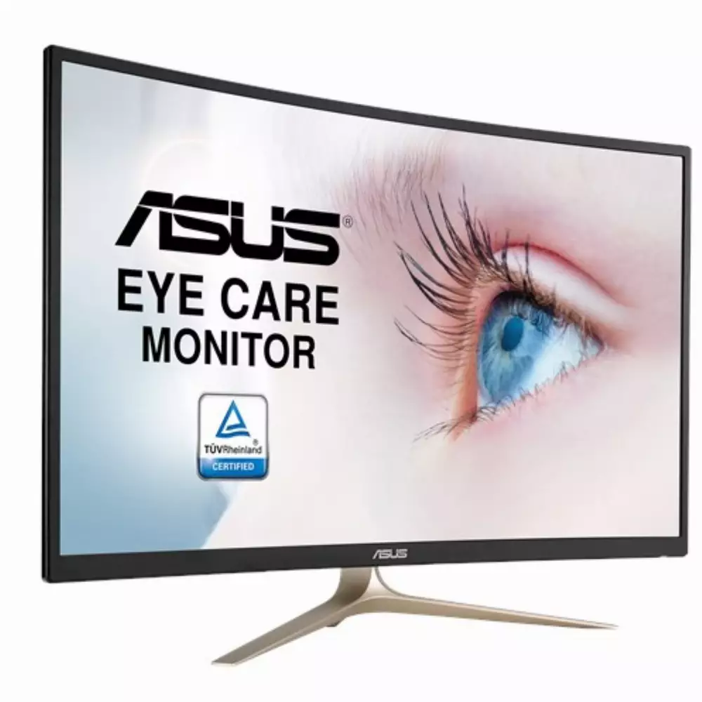 Монитор ASUS 31.5" VA327H Eye Care Curved, VA, FHD 1920x1080, 60Hz, 4ms, HDMI, VGA