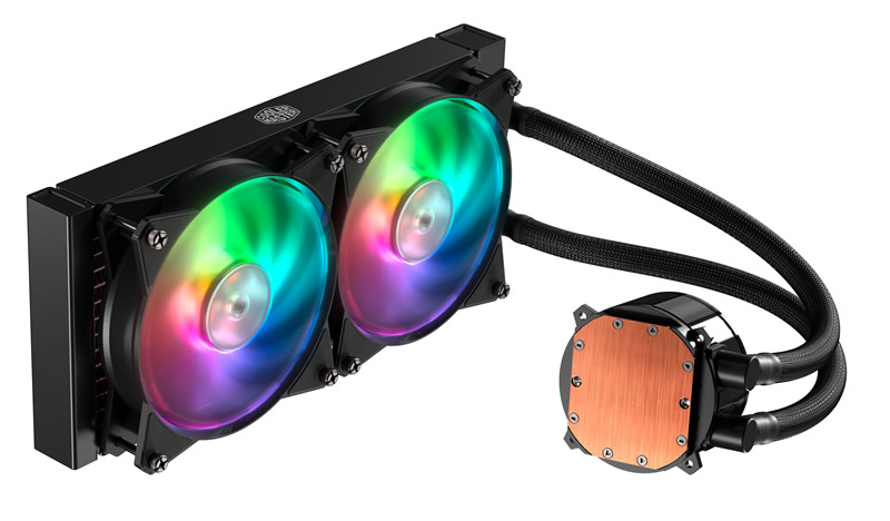 Водно охлаждане за процесор Cooler Master MASTERLIQUID ML240R RGB